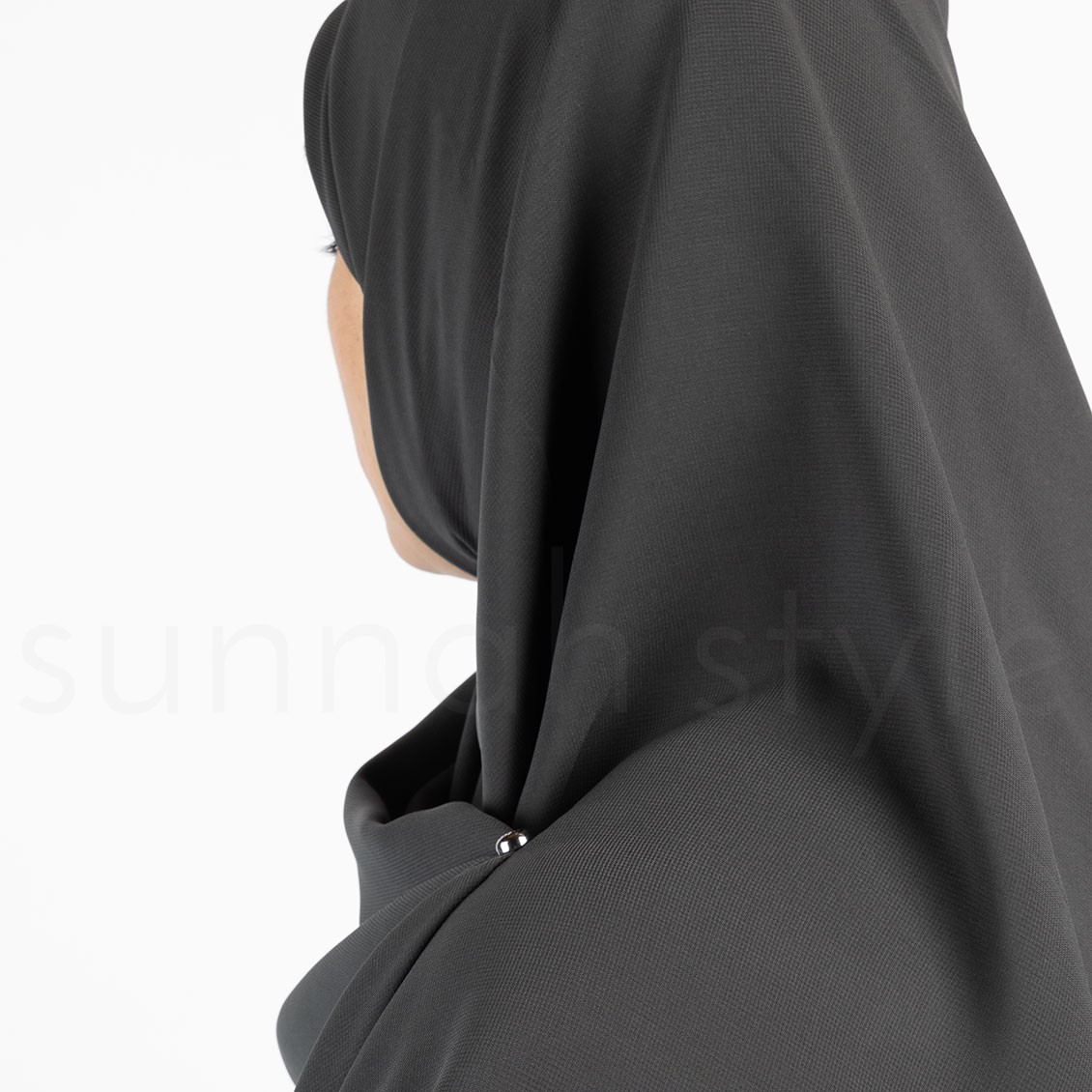 Sunnah Style Essentials Square Hijab Large Dark Grey